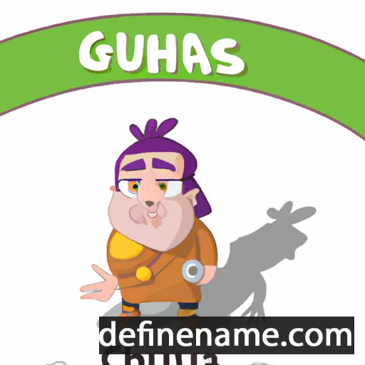 cartoon of the name Ghukas