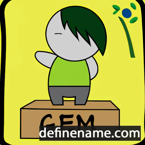 cartoon of the name Gi-beom