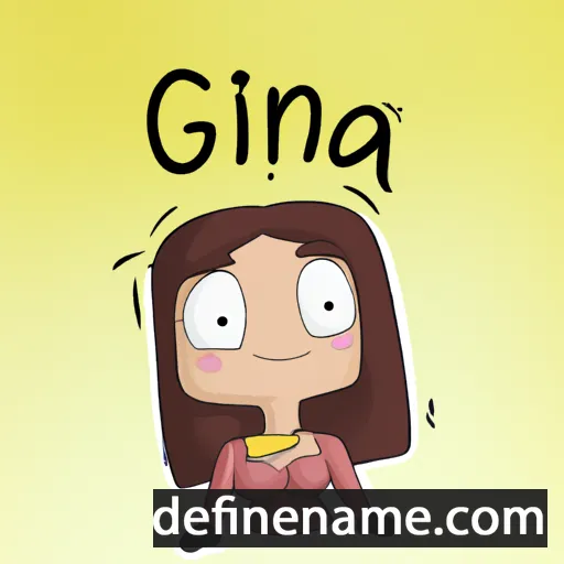 Gína cartoon