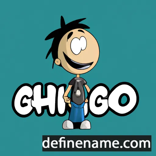 cartoon of the name Giacho