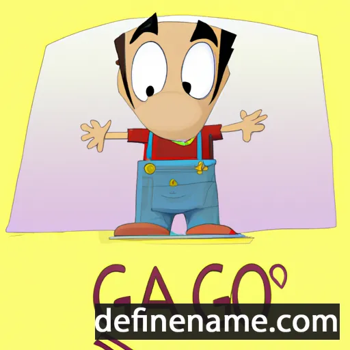 cartoon of the name Giaco