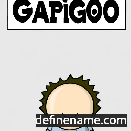 cartoon of the name Giacopo