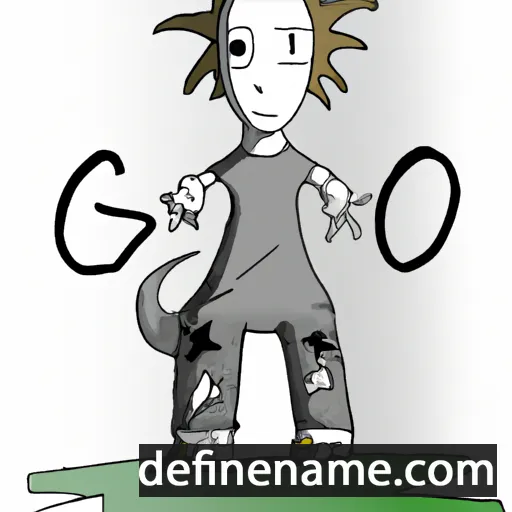 cartoon of the name Giairo