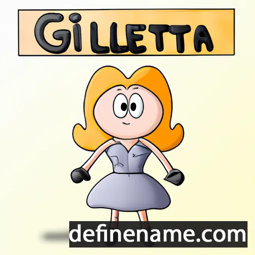 cartoon of the name Gialetta