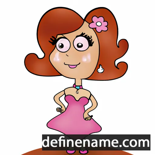 cartoon of the name Giamila