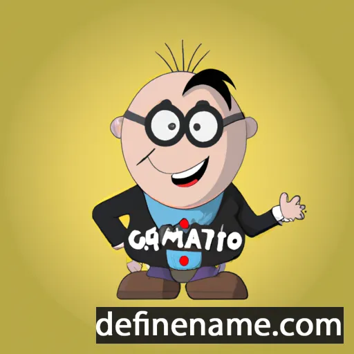 cartoon of the name Giammatteo