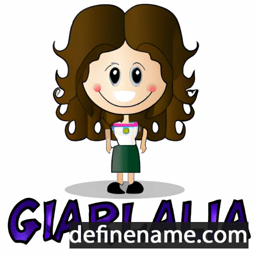 cartoon of the name Giancarla