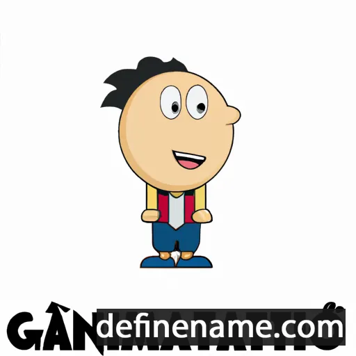 cartoon of the name Gianmatteo