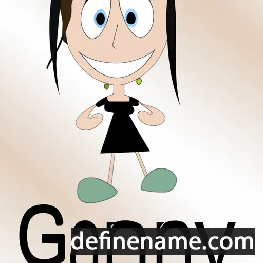 cartoon of the name Gianny