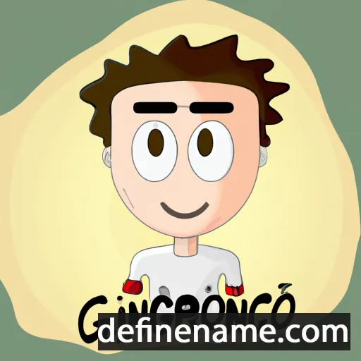 cartoon of the name Gianrico