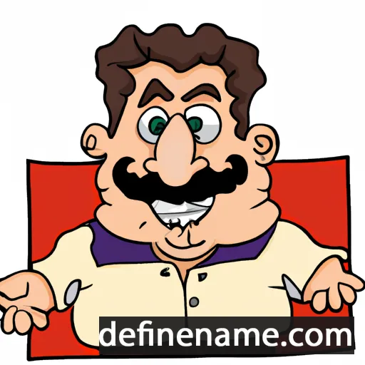 cartoon of the name Gianvincenzo