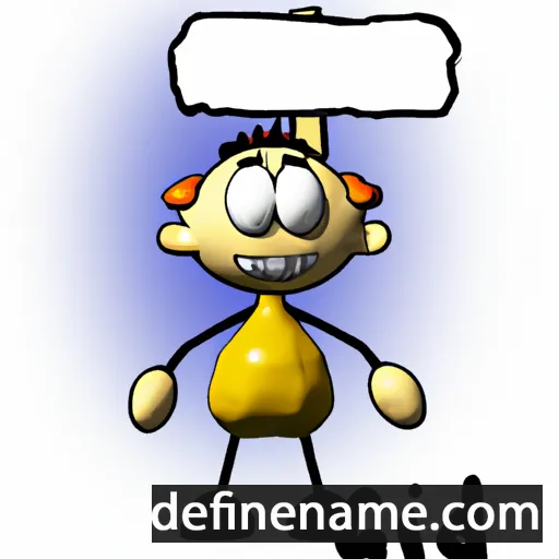 cartoon of the name Gid