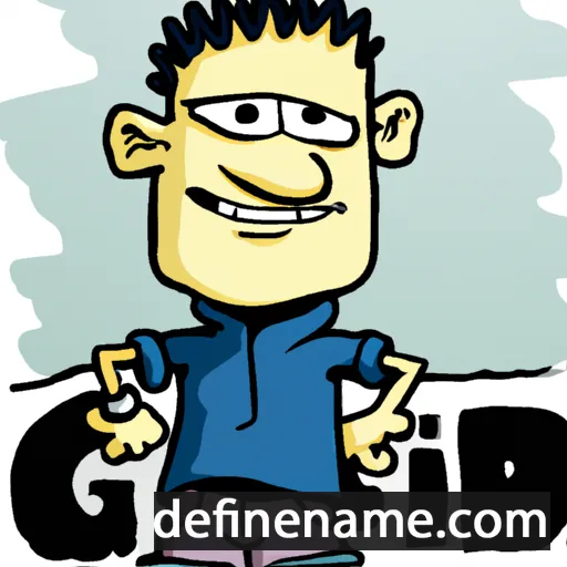 cartoon of the name Gid