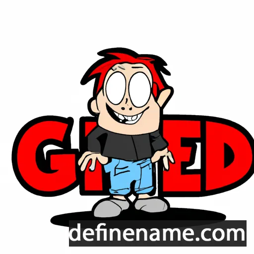 cartoon of the name Gied