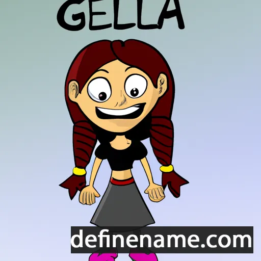 cartoon of the name Giela