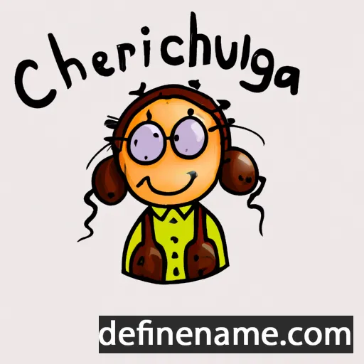 cartoon of the name Gieruchna