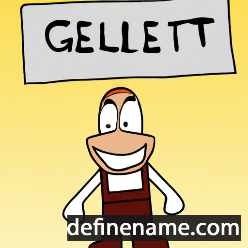 cartoon of the name Gietel