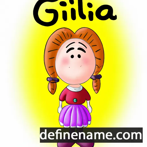 cartoon of the name Gigliola