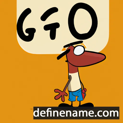 cartoon of the name Gigo