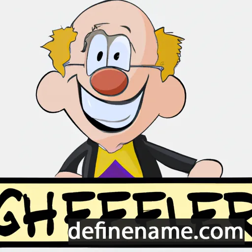 cartoon of the name Gilbrecht