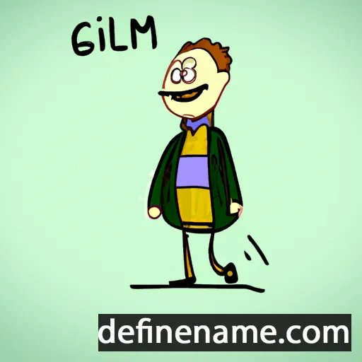 cartoon of the name Gilcolm