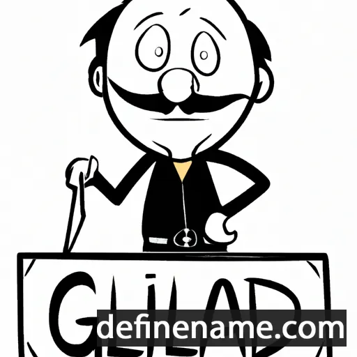 cartoon of the name Gildard