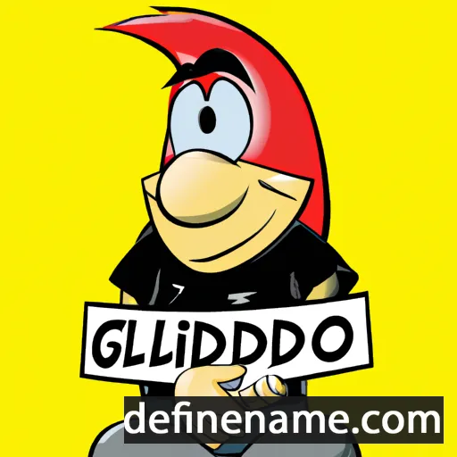 cartoon of the name Gildardo