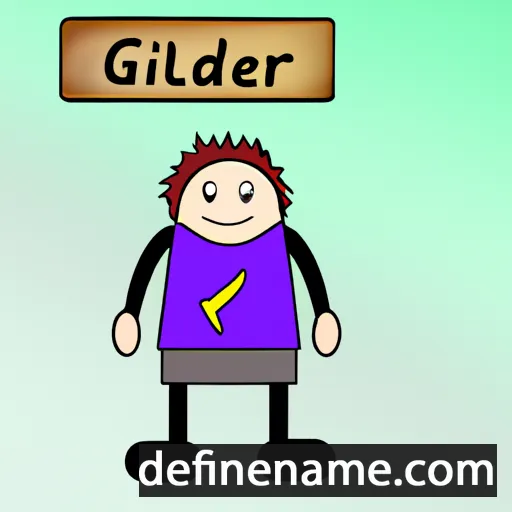 Gilderik cartoon