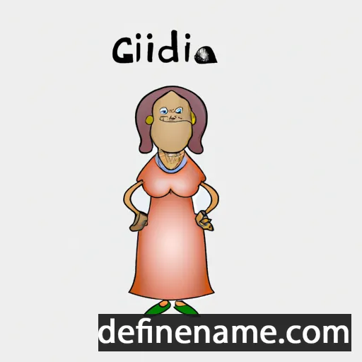 Gildina cartoon