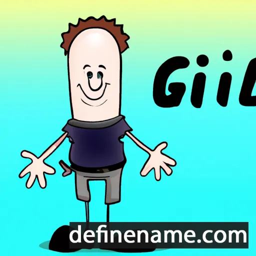 cartoon of the name Gilg