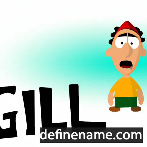 cartoon of the name Gili