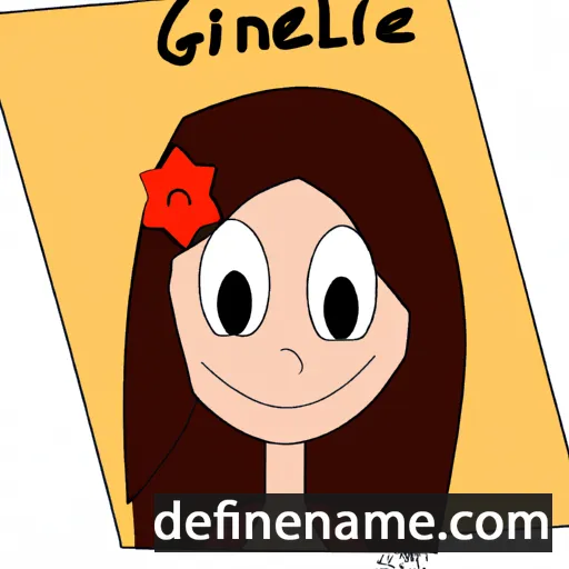 cartoon of the name Giliane