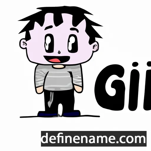 cartoon of the name Gilil