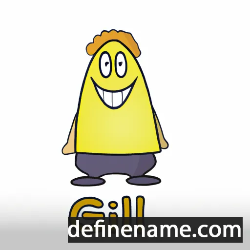 cartoon of the name Gill