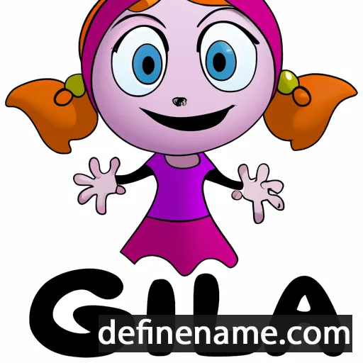 cartoon of the name Gilla