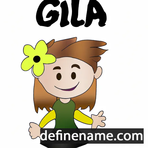 cartoon of the name Gillea