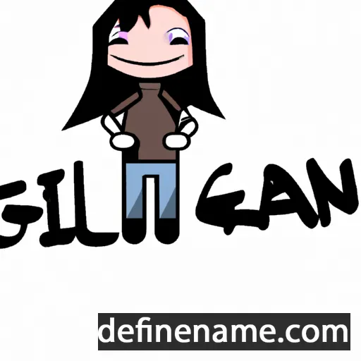 cartoon of the name Gillean