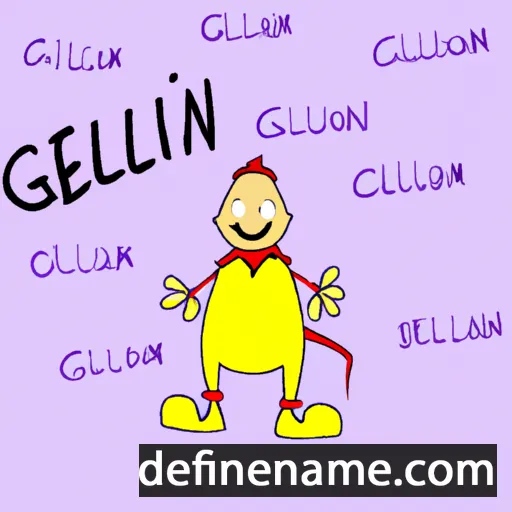 cartoon of the name Gilleoin