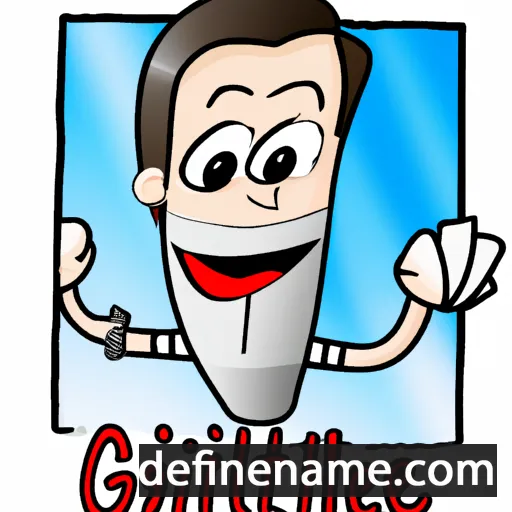 cartoon of the name Gillette