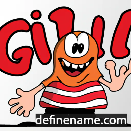 cartoon of the name Gilli