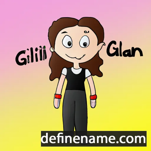 cartoon of the name Gilliana