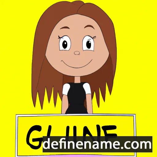 cartoon of the name Gilliane