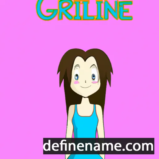 cartoon of the name Gillianne