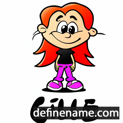 cartoon of the name Gillie