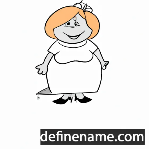 cartoon of the name Gilline