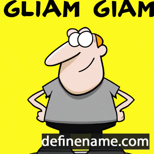 cartoon of the name Gilman