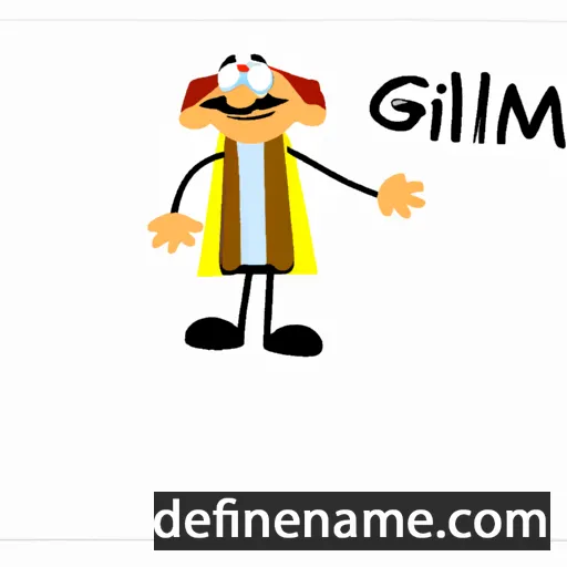 cartoon of the name Gilmetdin