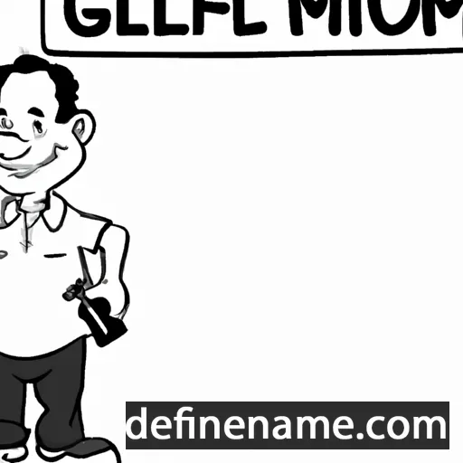 cartoon of the name Gilmor