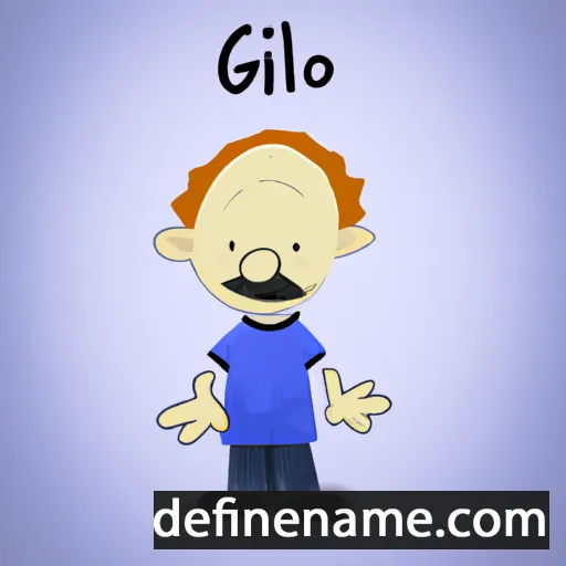 cartoon of the name Gilo