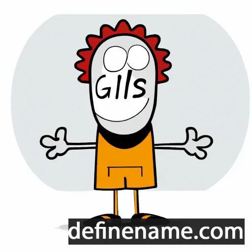 cartoon of the name Gilos